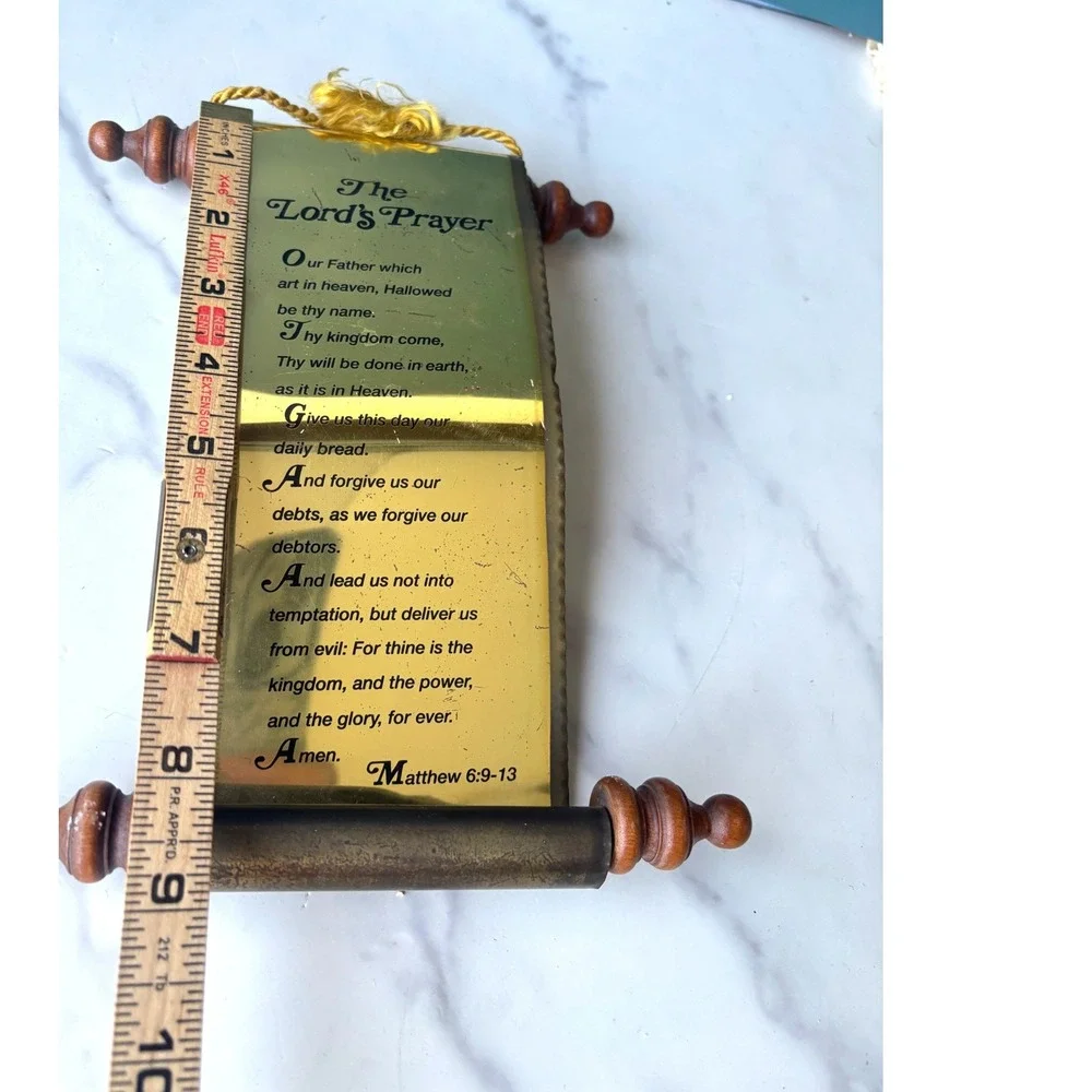 N/A prayer bottom gold